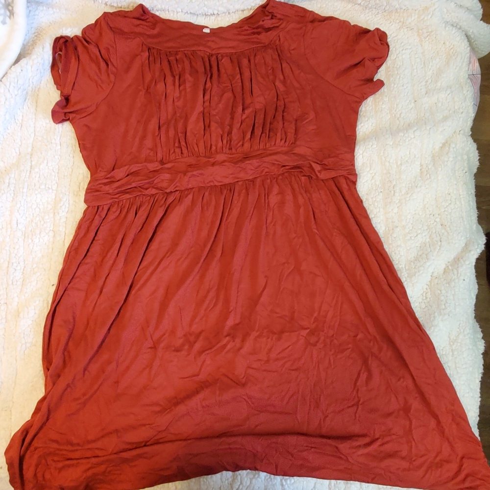 Gilli Rust Red Dress